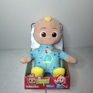 CoComelon Musical Glow JJ Plush Toy - Blue and Yellow